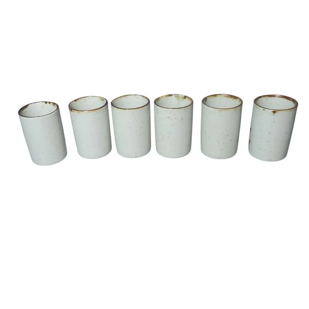 Set of Floral Ceramic Tumblers